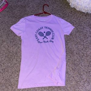 Pink tennis shirt